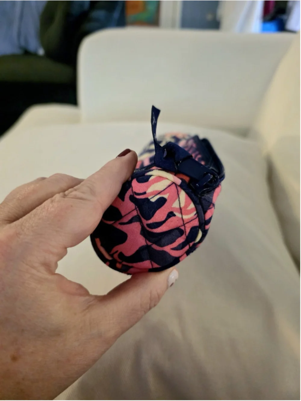 Vera Bradley Quilted Pencil Pouch Zip Case Katalina Retired